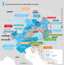 Les territoires transfrontaliers aux frontières de l'Autriche