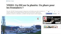 A report on TV channel "France 2" covering Franco-Swiss cross-border workers