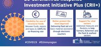 The European Commission has launched the Coronavirus Response Investment Initiative Plus – CRII+