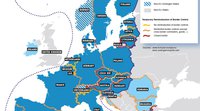 La MOT a réalisé une carte sur la réintroduction des contrôles aux frontières dans l'Espace Schengen