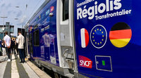 The first Régiolis cross-border train between France and Germany