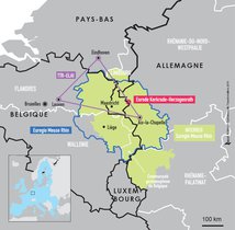 Le territoire de l'Euregio Meuse-Rhin