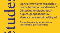 Études de quatre lignes ferroviaires franco-belges et franco-suisses