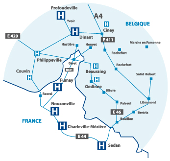 Projet inspirant pour les petites villes aux frontières - MOSAN, pôle de santé transfrontalier de Givet